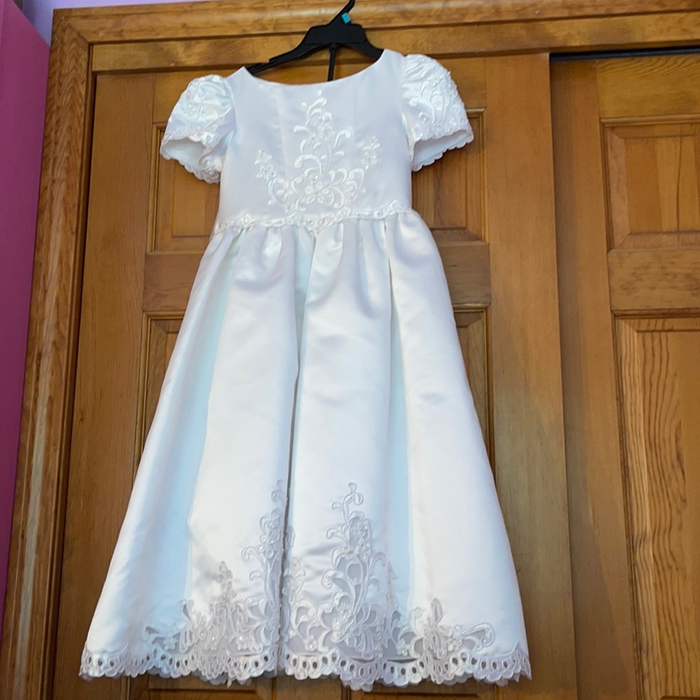 First Communion Dress & Vail